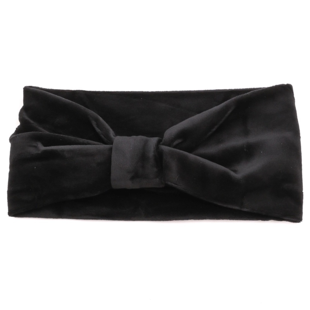 NWT Soft Velvet Headband Head Wrap Available in Black & Blush Pink